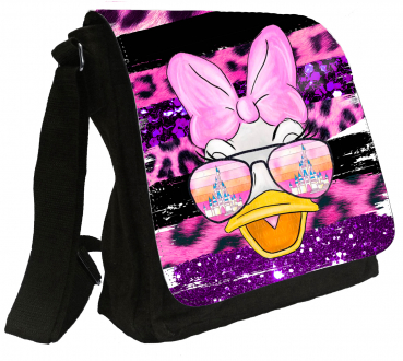 Schultertasche Daisy Duck Damentasche Tasche Umhängetasche #377