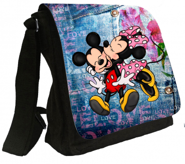 Schultertasche Minnie Mouse und Mickey Damentasche Tasche Umhängetasche #405