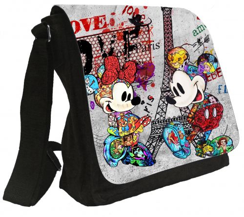 Schultertasche Mickey Mouse Tattoo Damentasche Tasche Umhängetasche #132